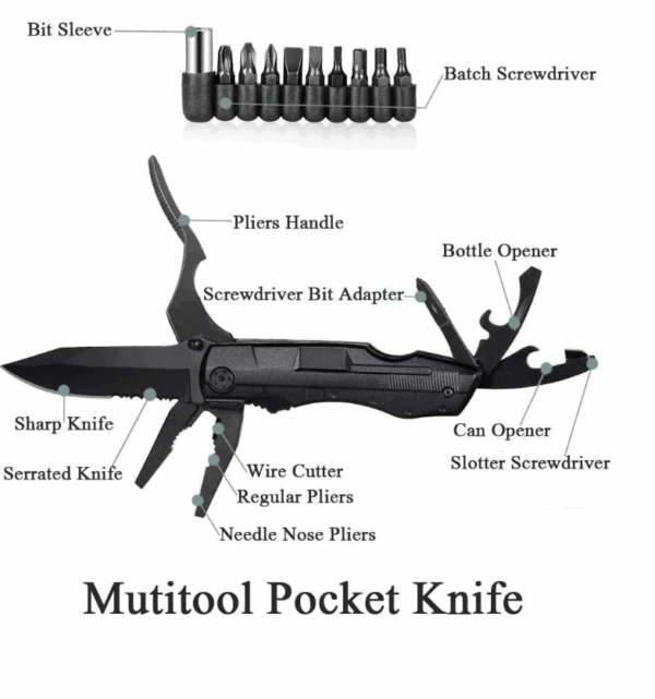 Multifunctional Knife Pliers Outdoor Home Portable Outdoor Survival Folding Knife Plier Screwdriver Hand Tool Car Emergency Tool