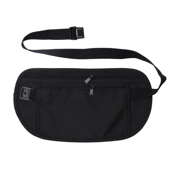 1pc New Cloth Waist Bags Travel Pouch Hidden Wallet Passport Money Waist Belt Bag Slim Secret Security Useful Bags Chest Packs - Image 2