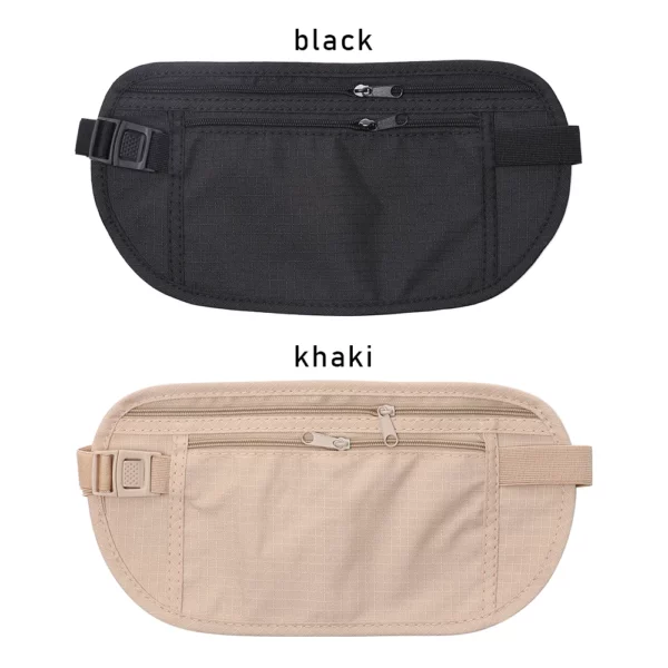 1pc New Cloth Waist Bags Travel Pouch Hidden Wallet Passport Money Waist Belt Bag Slim Secret Security Useful Bags Chest Packs - Image 5