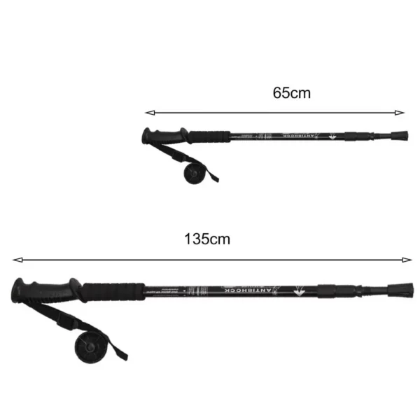 Alpenstock Convenient Pressure Resistance Walking Stick Ergonomic Design Multi-Function Self-Defense Stick For Mountaineering - Image 6