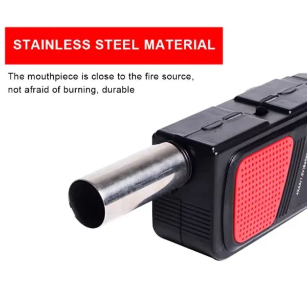 Barbecue Blower Portable Handheld Electric BBQ Fan Air Blower for Outdoor Camping Picnic Grill Cooking Tool - Image 3