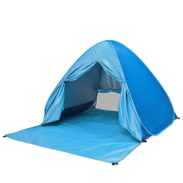 Beach Shelter Uv Protection Pop-up Beach Tent 2-3 Person Waterproof Portable Tent For Family Camping Garden - Image 2