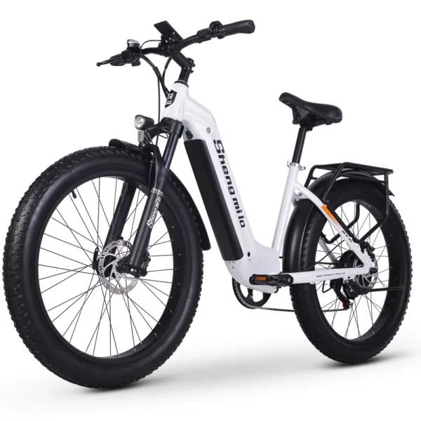 EU Stock SHENGMILO MX06 26inch RETRO ELECTRIC BIKE FOR Women Men BAFANG Motor 1000W 48V 17.5AH Samsung BATTERY Electric Bicycle - Image 3