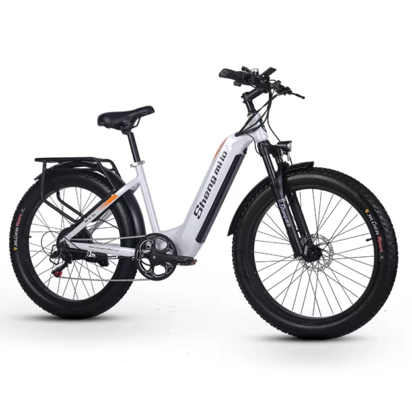 EU Stock SHENGMILO MX06 26inch RETRO ELECTRIC BIKE FOR Women Men BAFANG Motor 1000W 48V 17.5AH Samsung BATTERY Electric Bicycle - Image 5
