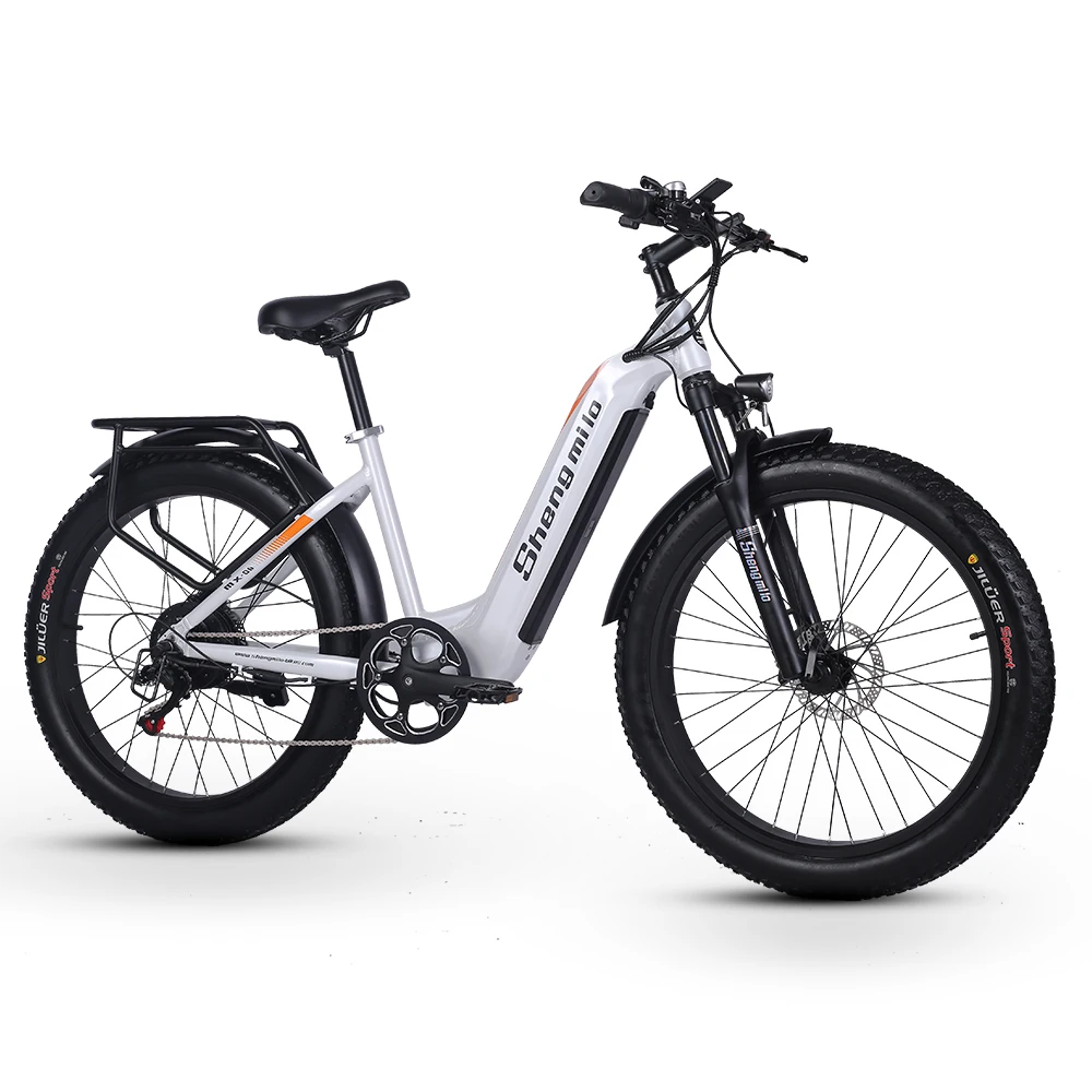 EU Stock SHENGMILO MX06 26inch RETRO ELECTRIC BIKE FOR Women Men BAFANG Motor 1000W 48V 17.5AH Samsung BATTERY Electric Bicycle - Image 5