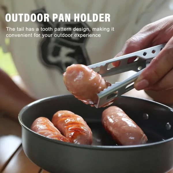 Pot Lifter Ultralight Outdoor Camping Pot Gripper Clamp Pan Gripper Hot Dish Plate Holder for Outdoor Cooking Camping Picnic BBQ - Image 2