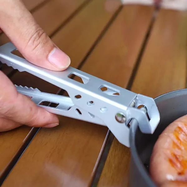 Pot Lifter Ultralight Outdoor Camping Pot Gripper Clamp Pan Gripper Hot Dish Plate Holder for Outdoor Cooking Camping Picnic BBQ - Image 4