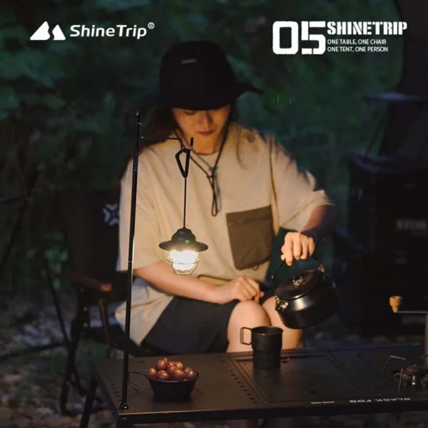 ShineTrip New Outdoor Vintage Pendant Light Ultra Long Life Camping Ambient Light Portable Rechargeable Tent Lights - Image 2