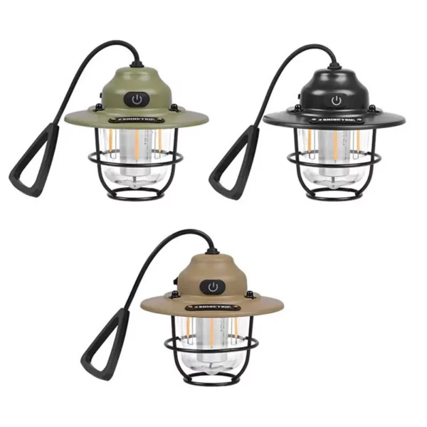 ShineTrip New Outdoor Vintage Pendant Light Ultra Long Life Camping Ambient Light Portable Rechargeable Tent Lights - Image 5